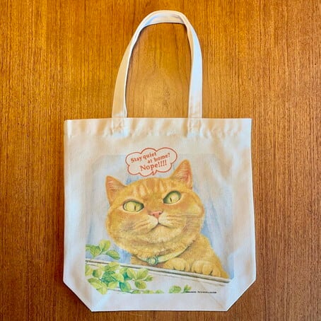 トートバッグ》町田尚子『ねこはるすばん』 | ねこのみち