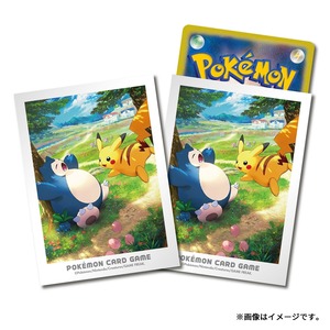【新品未開封】ポケモンカードゲーム デッキシールド カントーの冒険 ピカチュウ＆カビゴン