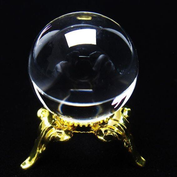 水晶 丸玉 ブラジル産 20mm 一点物 141-6361