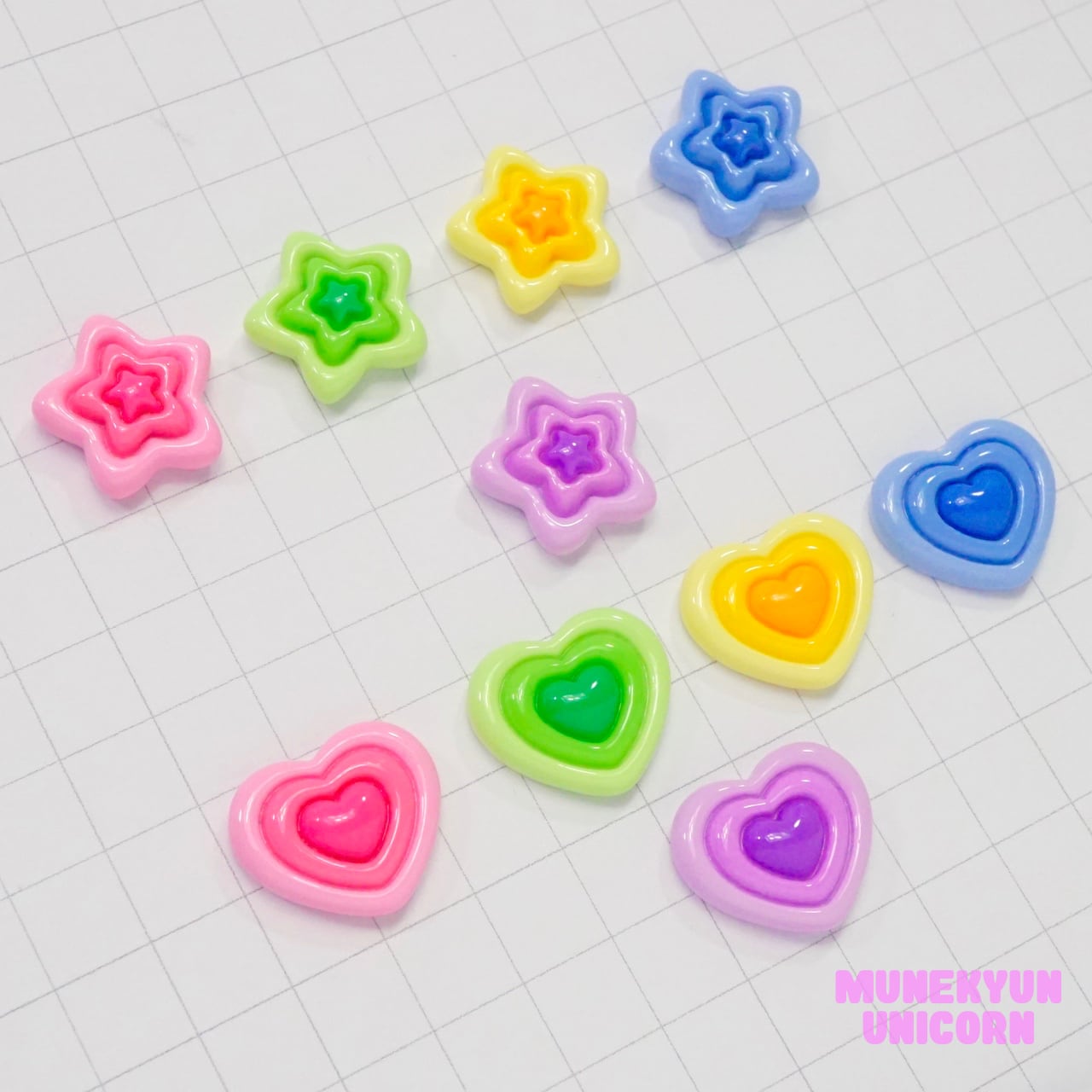 YHK様専用です。4/12まで　デコパーツ 最大700円OFFクーポンデコ パーツ ミックス 推しカラー