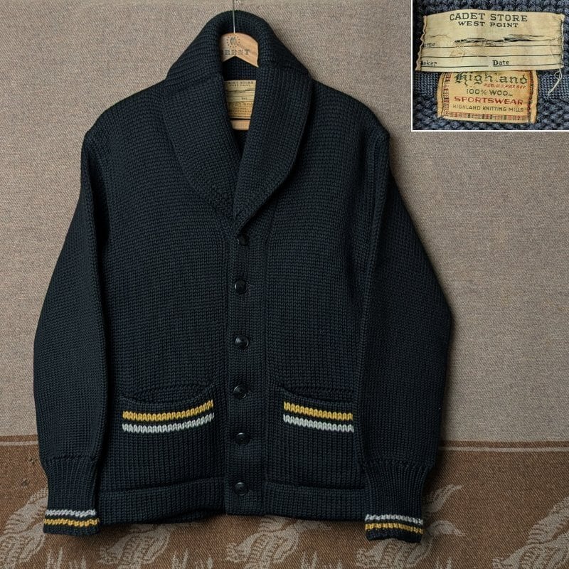 40s USMA Shawl Collar Cardigan | Wonder Wear ヴィンテージ古着