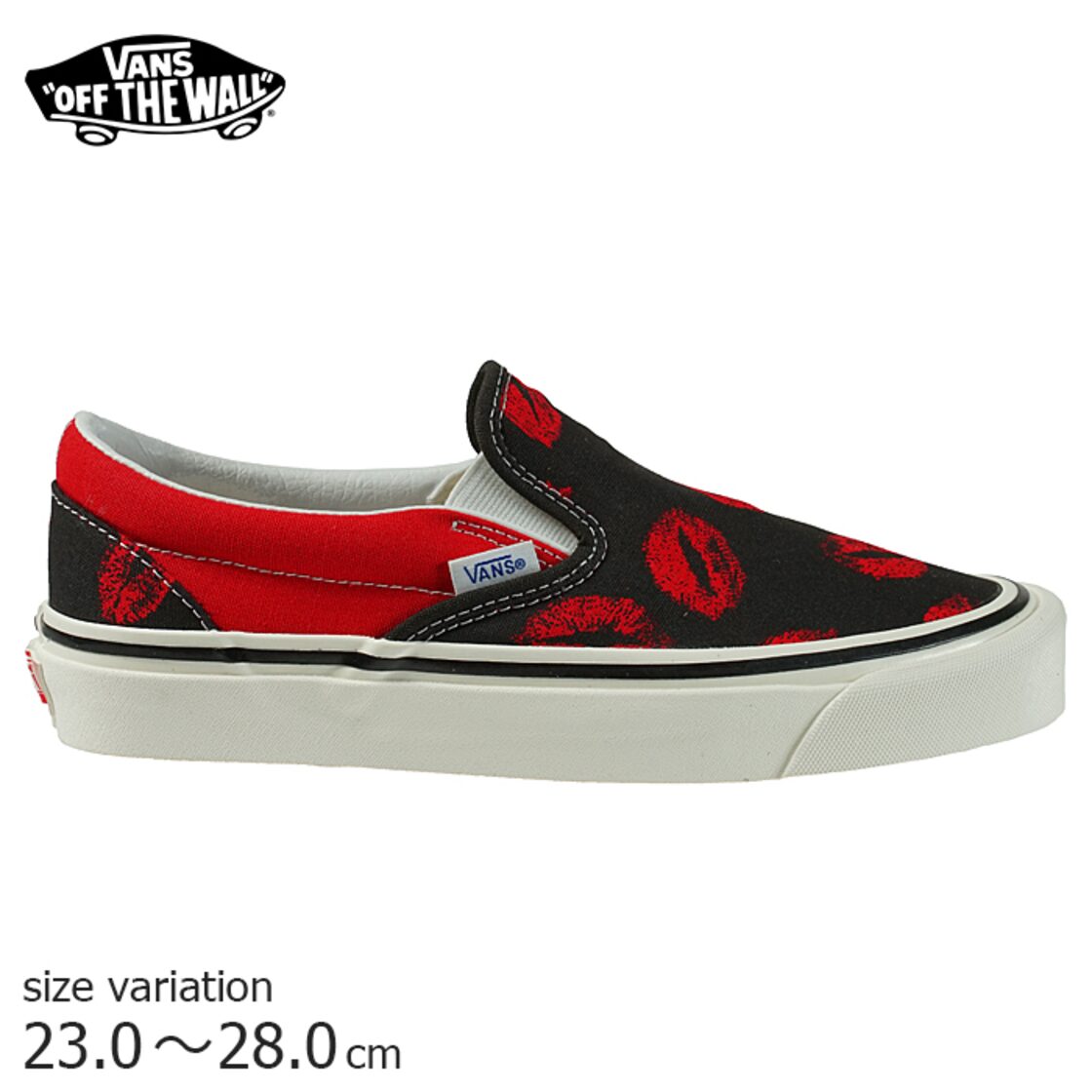 VANS CLASSIC SLIP-ON 98DX (ANAHEIM FAC) OG BLACK/OG HOTLIPS 