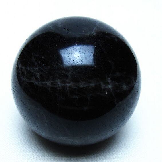 モリオン 黒水晶 丸玉 59mm 一点物 151-9524
