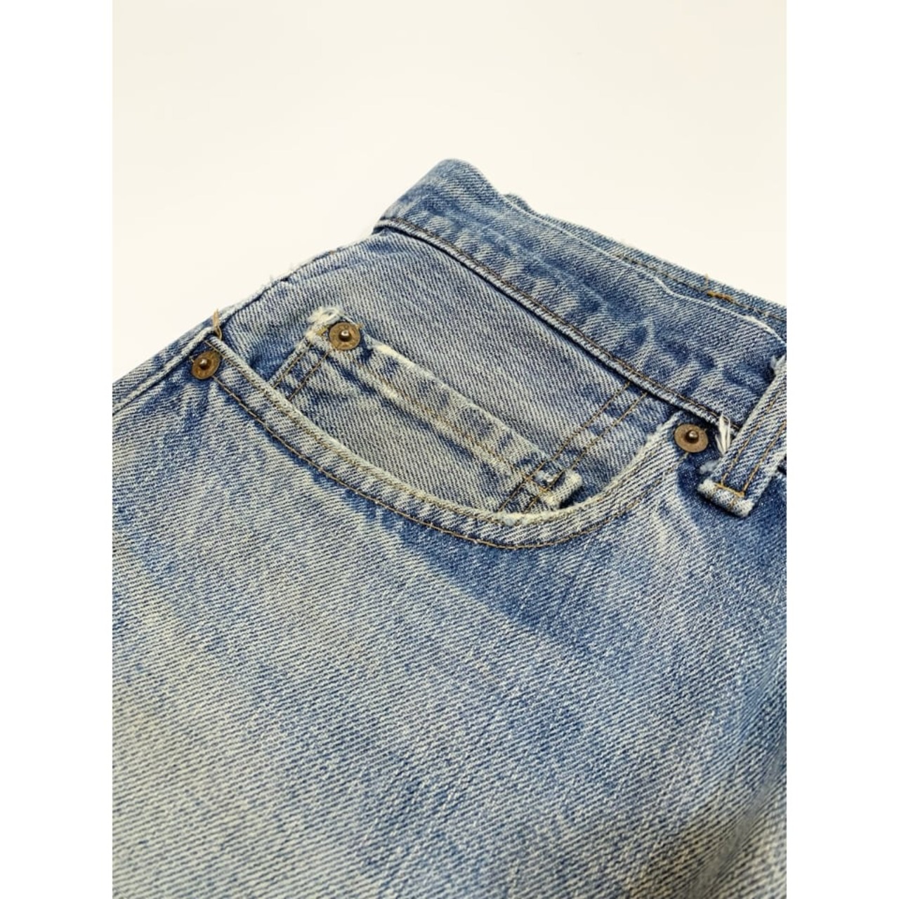 80s Levi’s 505 "Black Bartack" DENIM PANTS MADE IN USA  Size W32L32