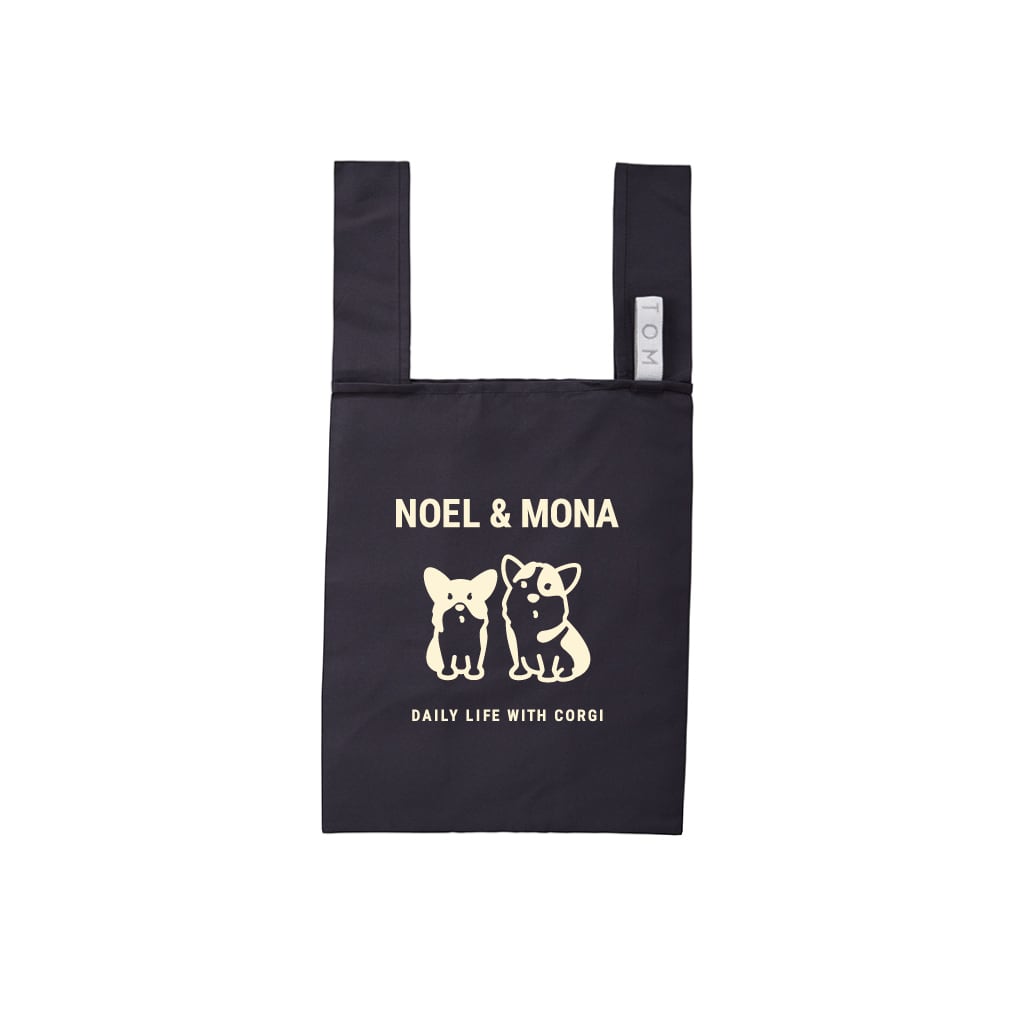 NOEL ＆ MONA マルシェバッグ | コーギー犬ノエさんオリジナルグッズ