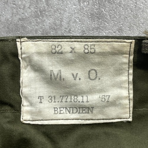 50s オランダ軍 実物 ダブルフェイス カーゴパンツ 82/85 w34 詳細写真2