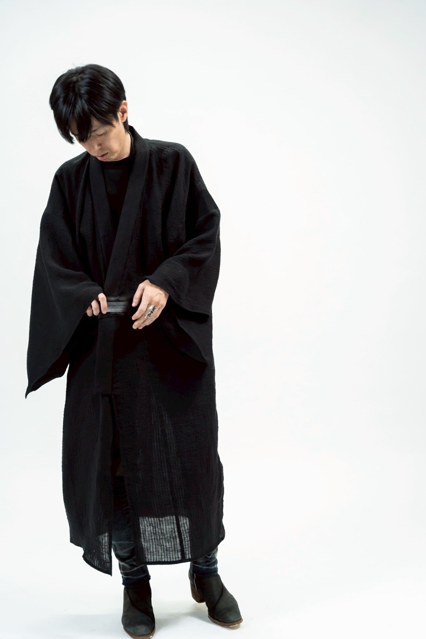 10着限定｜予約販売】夏に纏う、漆黒のKIMONO浴衣 / DENIM YUKATA【本