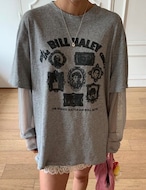 【新作5%OFF・3日間】Mesh See-through Layered Tops_3colors