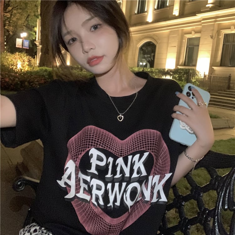 スタイルサマーカジュアルレディースプリントTシャツ シャツ ルーズ 夏物 ケッペル61863123384