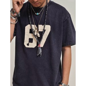 Heavyweight plain oversized tee 1416