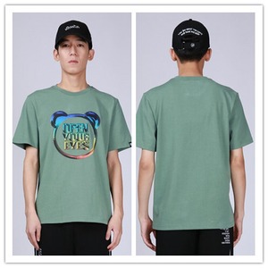 HIPANDA メンズ  プリント Tシャツ MEN'S  PRINT SHORT SLEEVED T-SHIRT