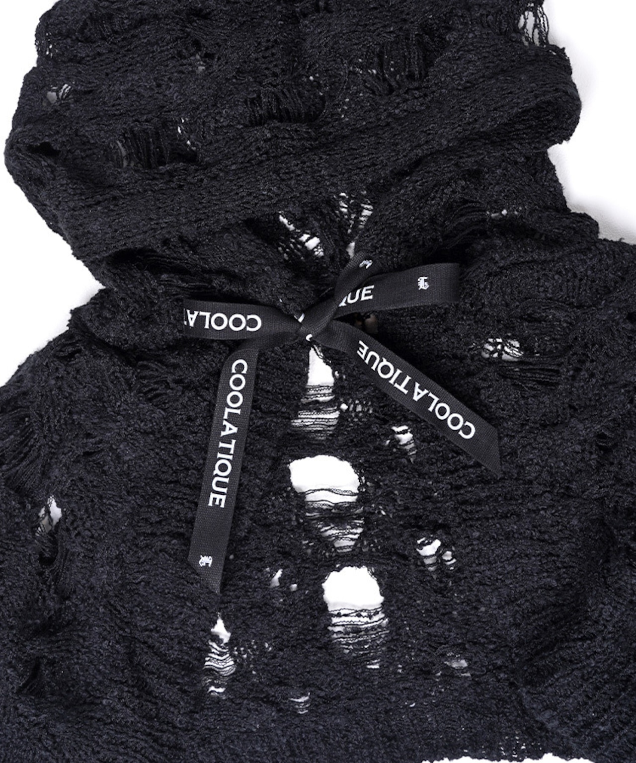 【直営限定ITEM】COOLAダメージニットボレロ (WHITE) CQ-48051H