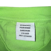 【VETEMENTS】ヴェトモン ロゴプリントTシャツ