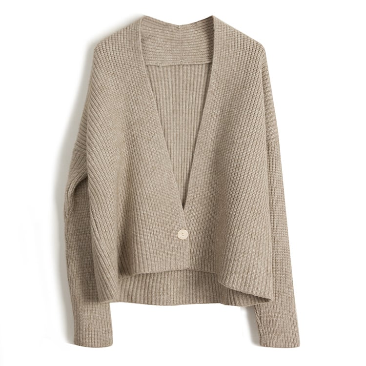 One button loose cardigan TB-TO-0031