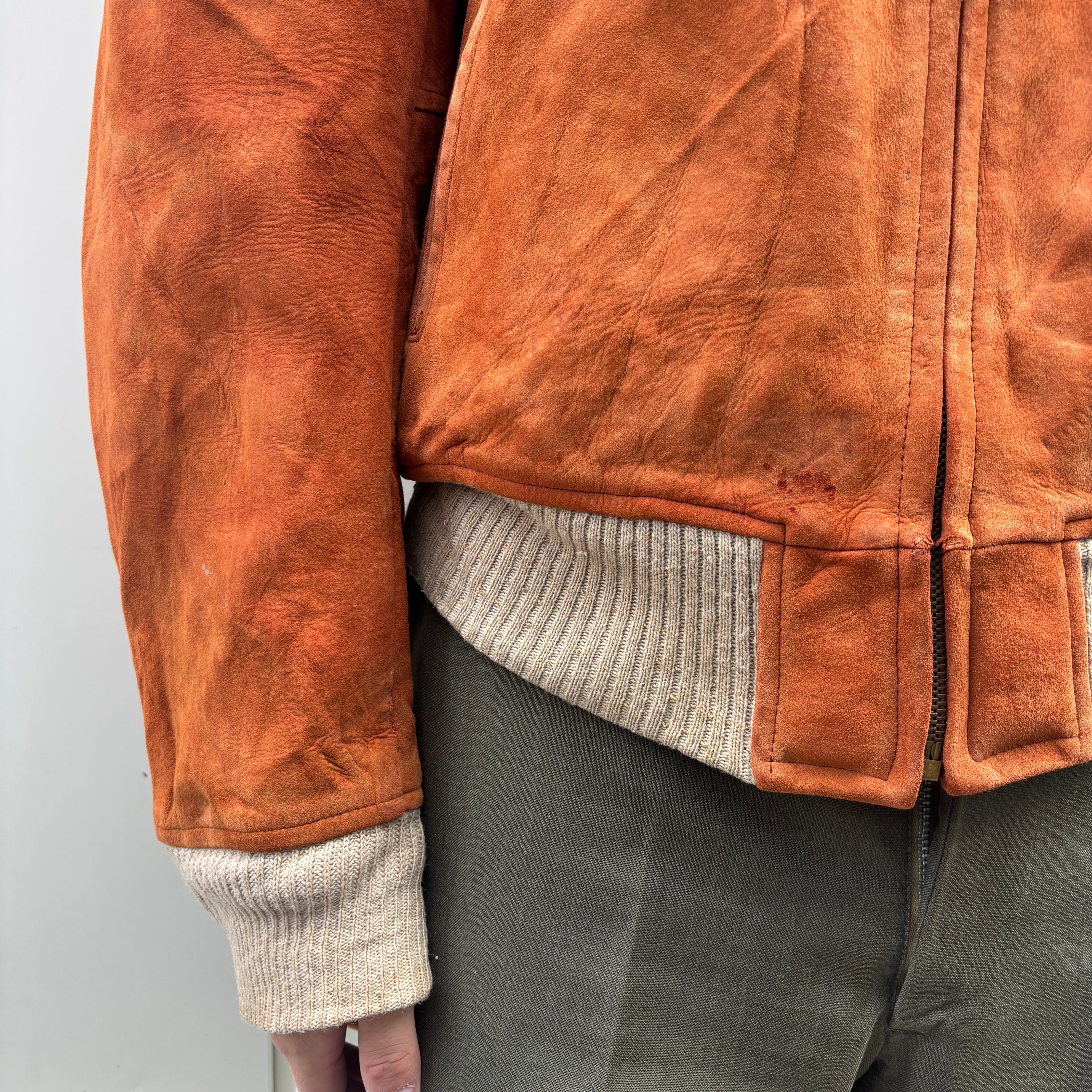 50s USA製 McGregor マクレガー レザー スウェード スポーツジャケット