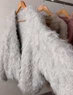 【新作5％OFF・3日間】Shaggy Volume Cardigan(Gray)_7colors
