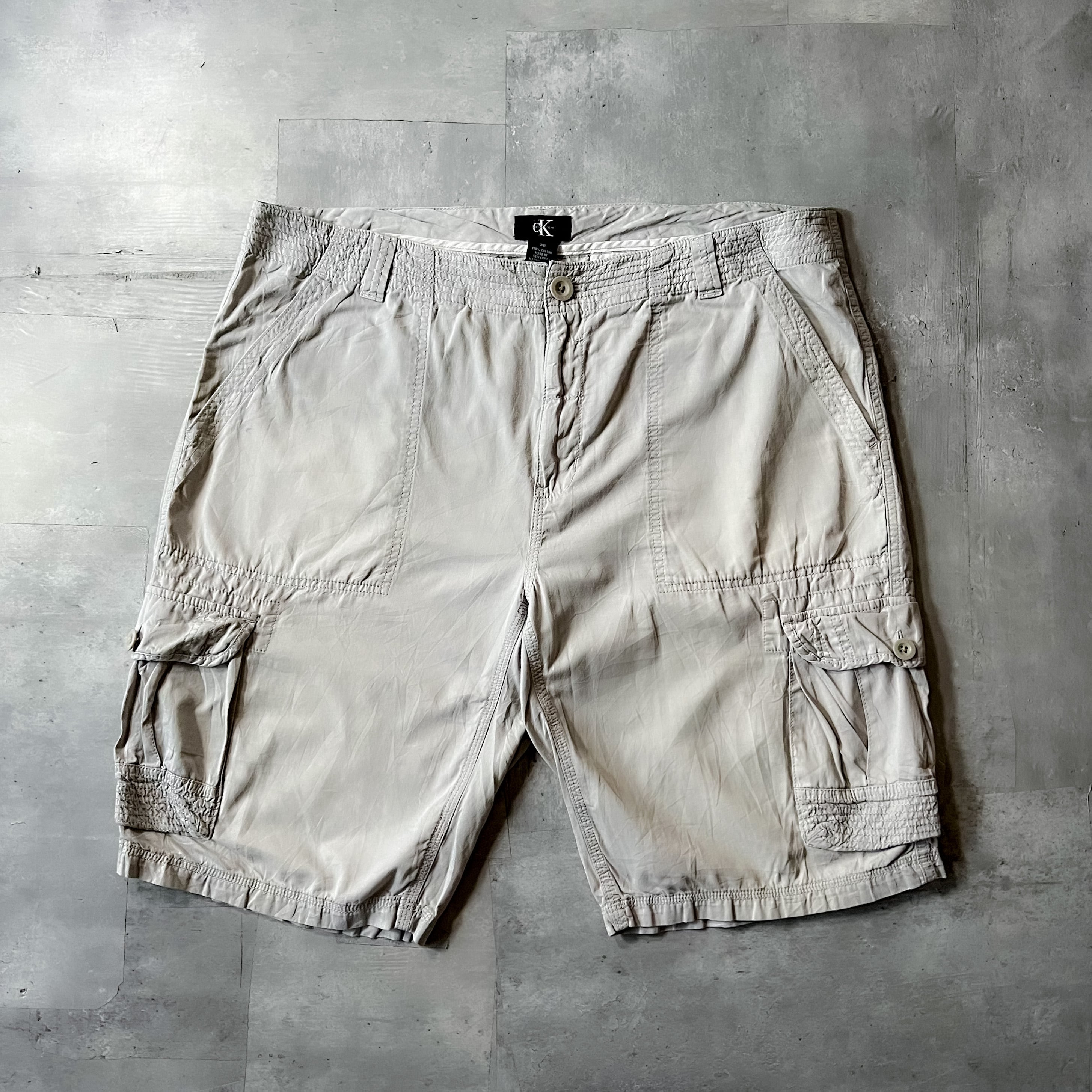 90s “Calvin Klein” short cargo pants 90年代 カルバンクライン