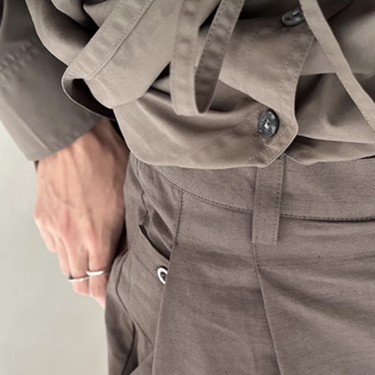 シンプルモダンミドルショーツ　0786