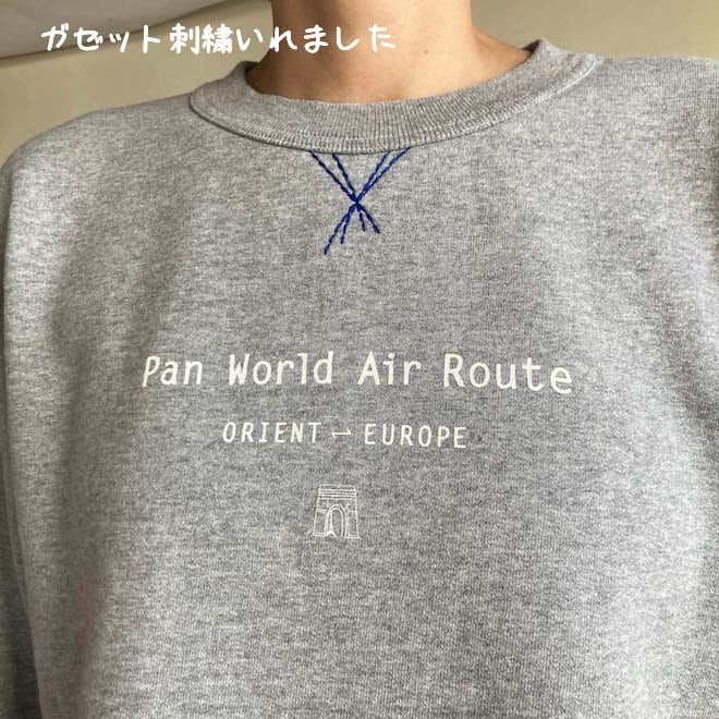 裏起毛ロゴGirl'sトレーナー 53C121 C柄 ポーラルート/サザンルート