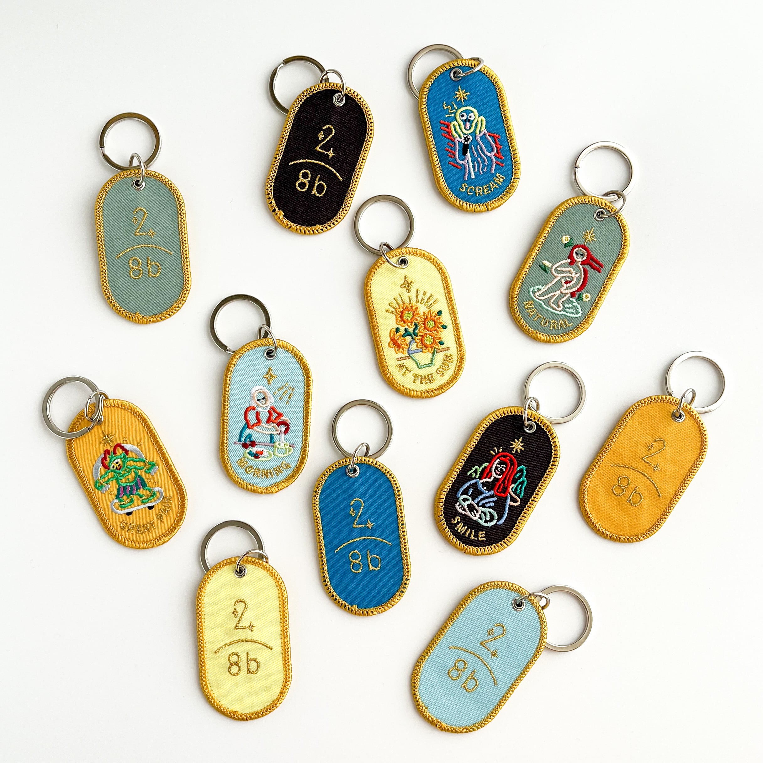 ボッティチェリ 2/8b PairKeyRing ART MUSEUM 「NATURAL」 | hmm, by