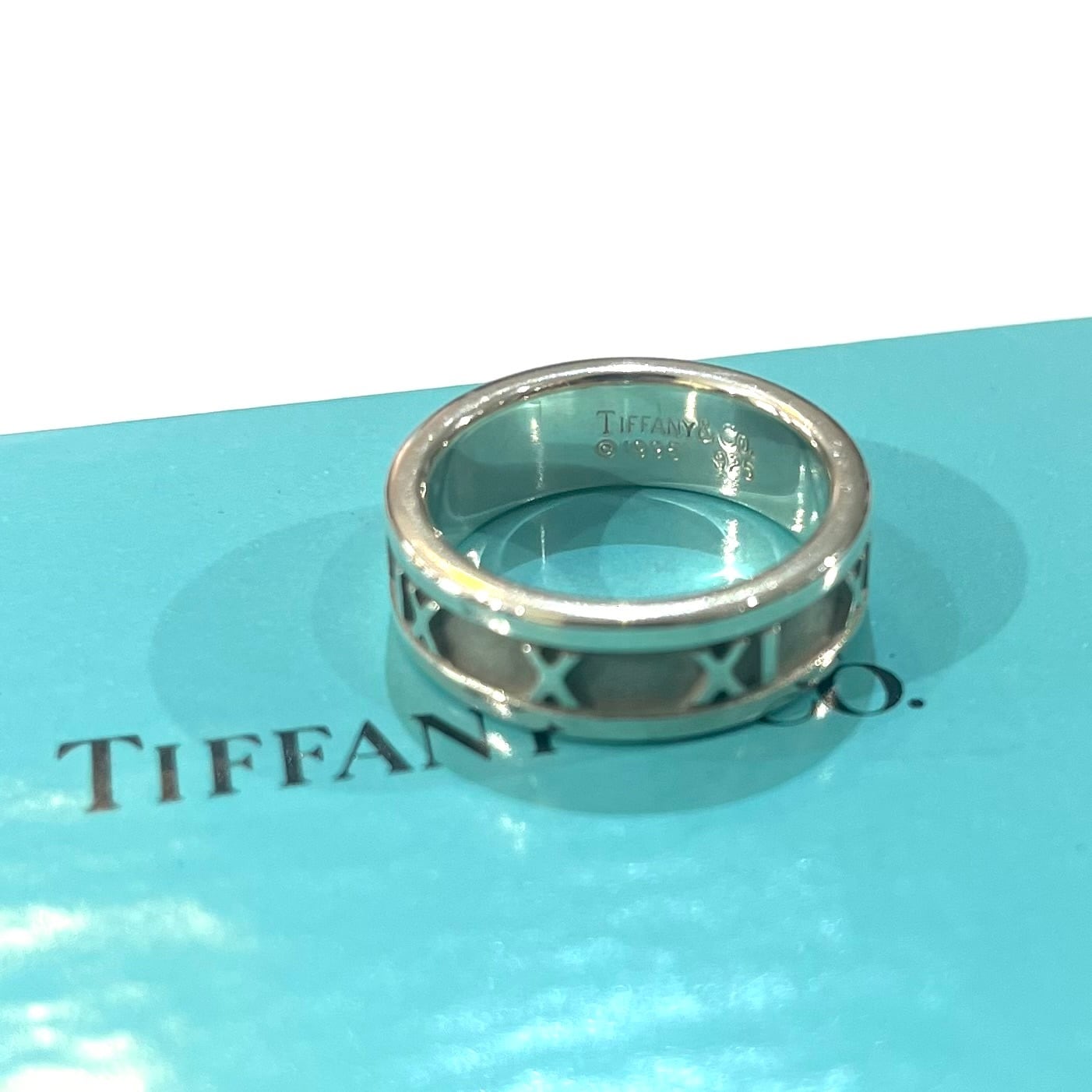 TIFFANY&CO】【12号 】2442 永遠に。シルバー925アトラスリング指輪