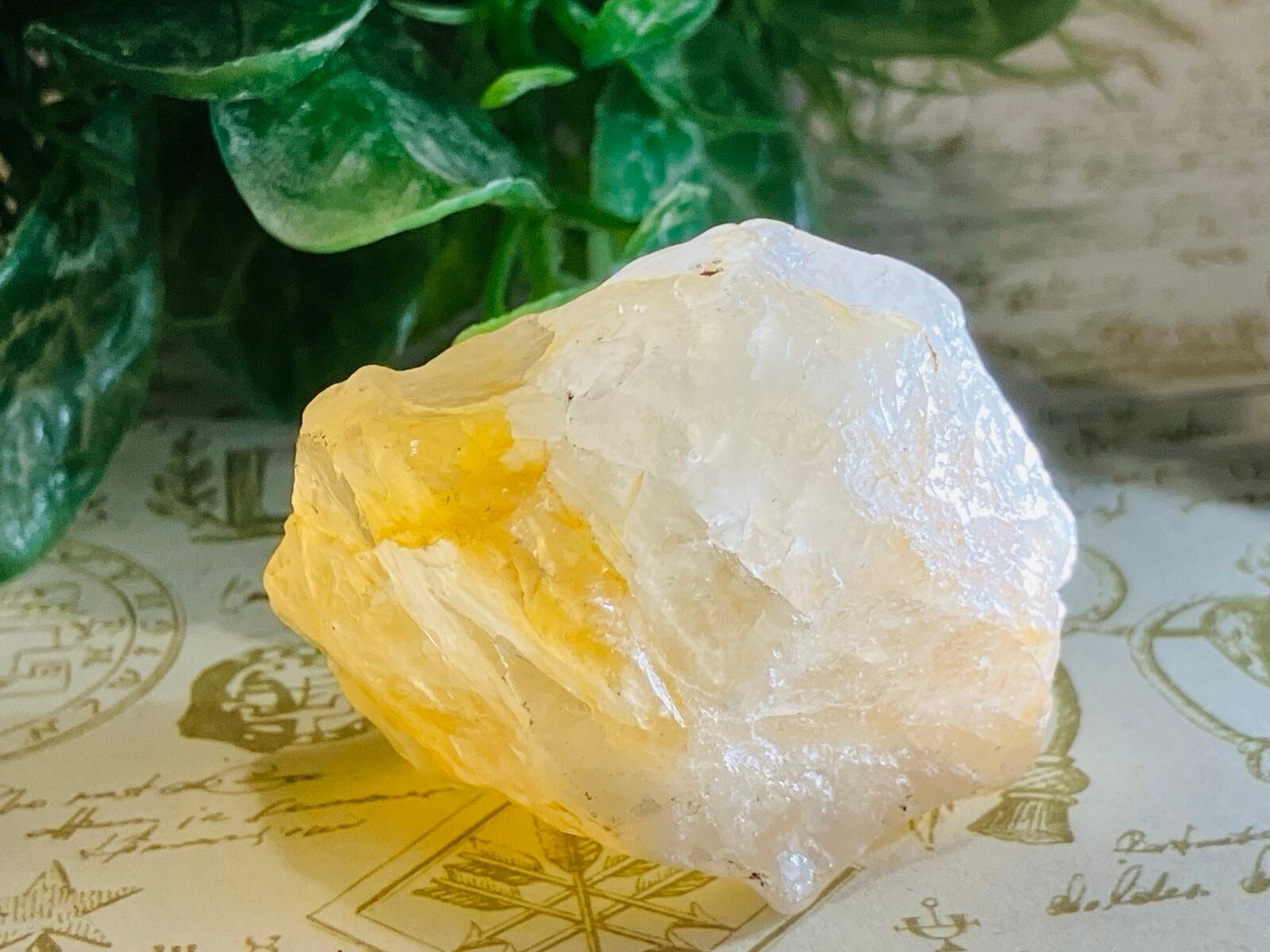 レインボーシトリン 13.5mm 高品質 透明感 レインボー シトリン