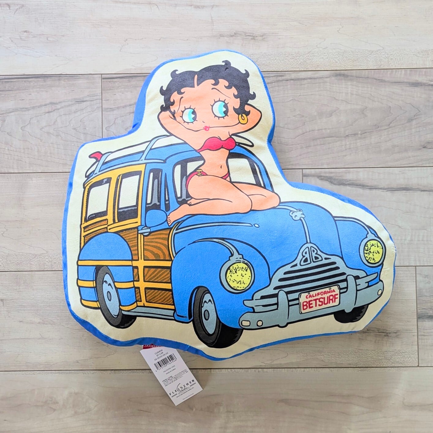 【 Betty Boop ( ベティ・ブープ ) ）】 DIECUT CUSHION / ダイカットクッション〚アメリカン雑貨 アメトイ〛