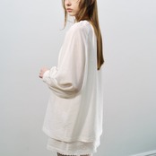 Brume Drawstring Blouse Set F0580