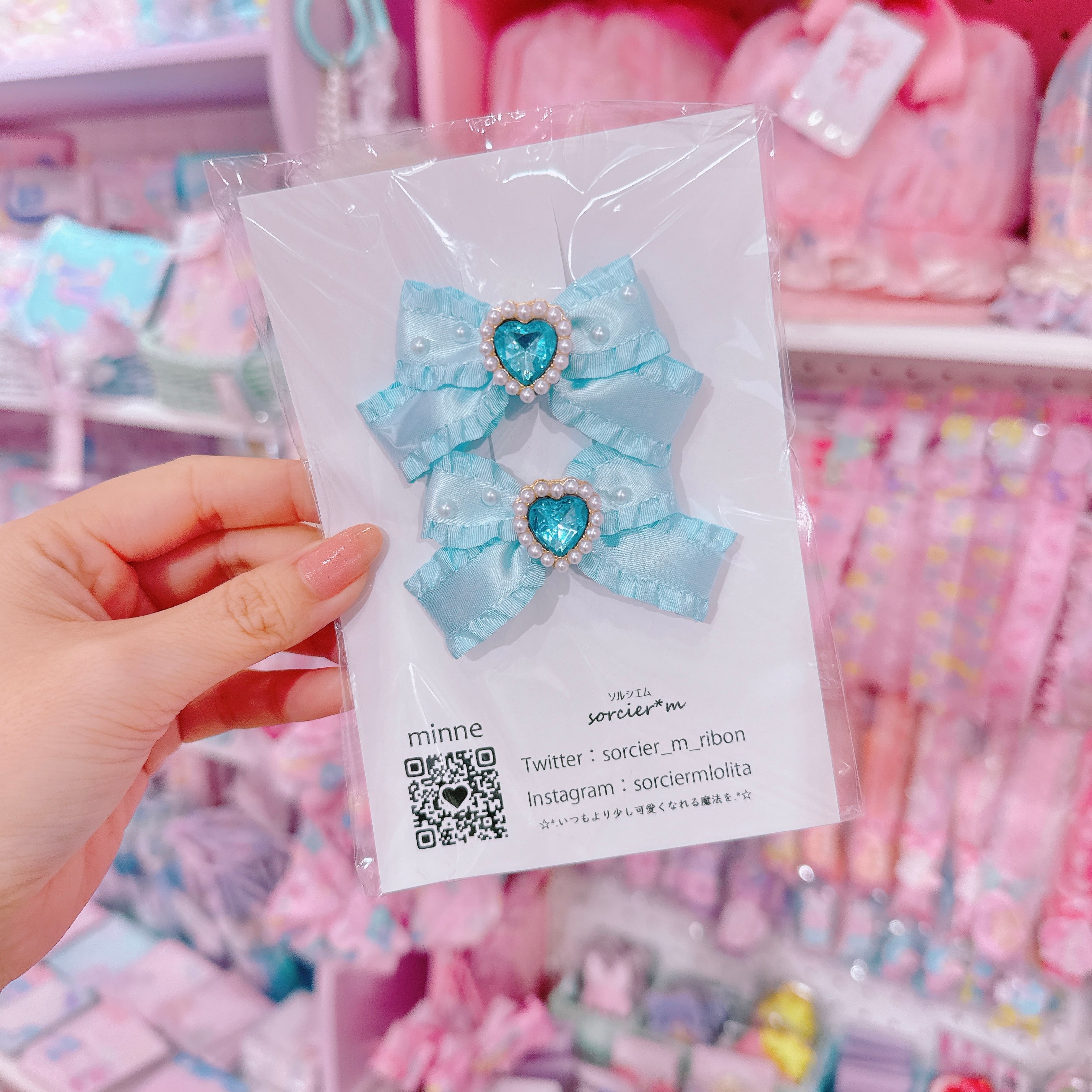 【E10】7-18ツインヘアクリップ