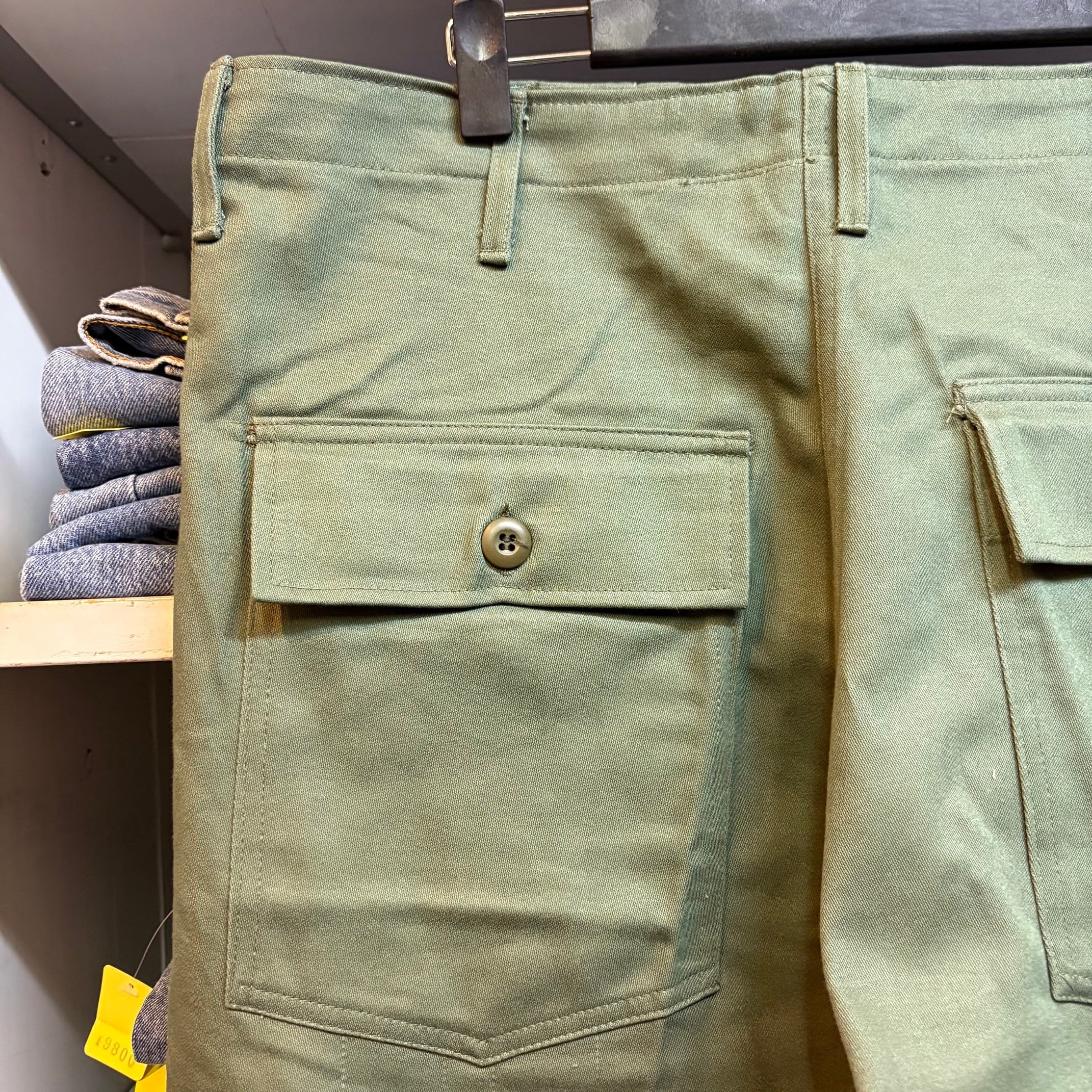 熊五郎16½ x 32 デッドストック OG107 og-107 Deadstock WINFIELD OG-107 Type Utility Trousers Size・W38 L32