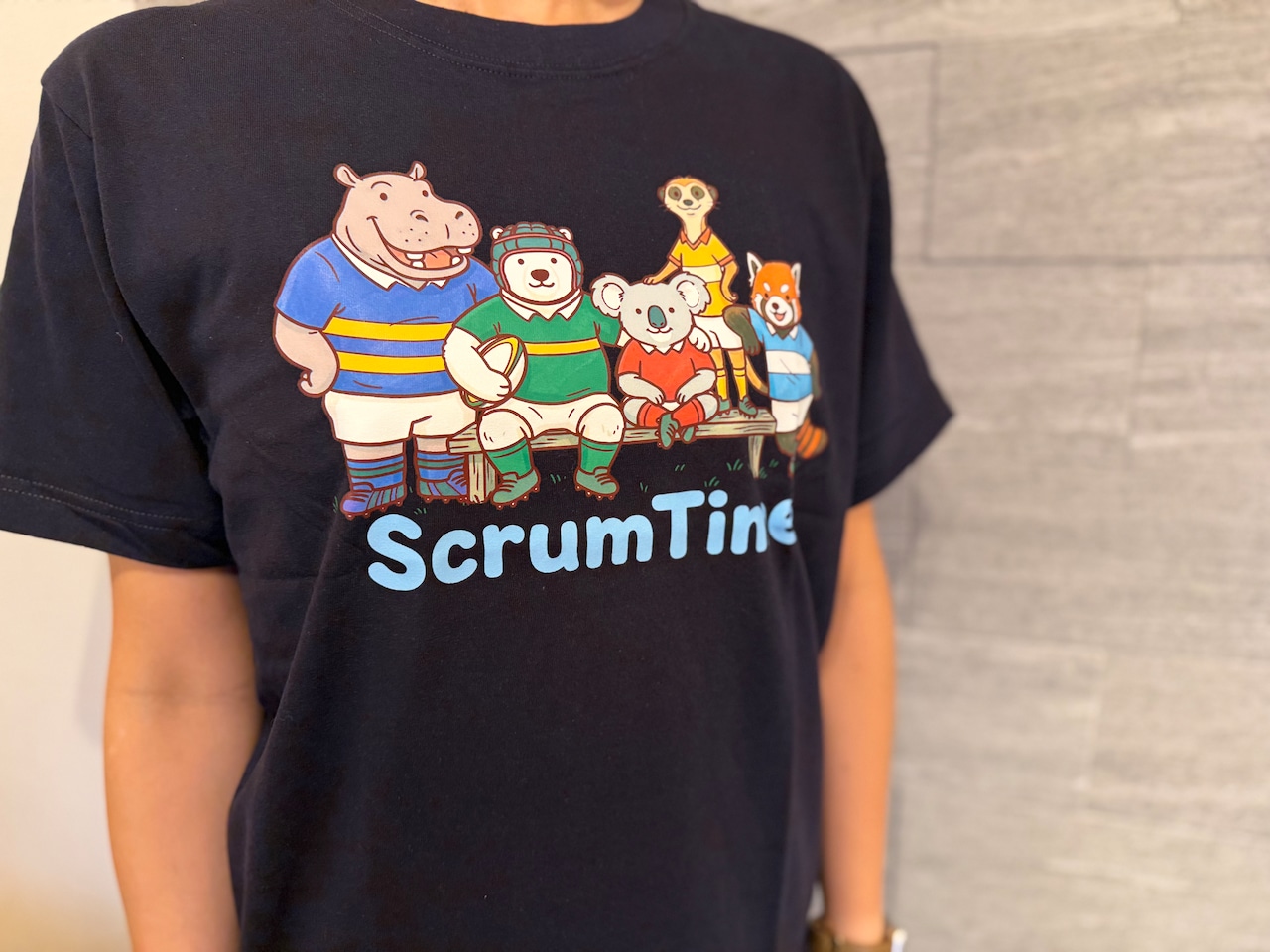 【限定】RUGBY ANIMAL Tシャツ (菅平限定カラー:ネイビー)