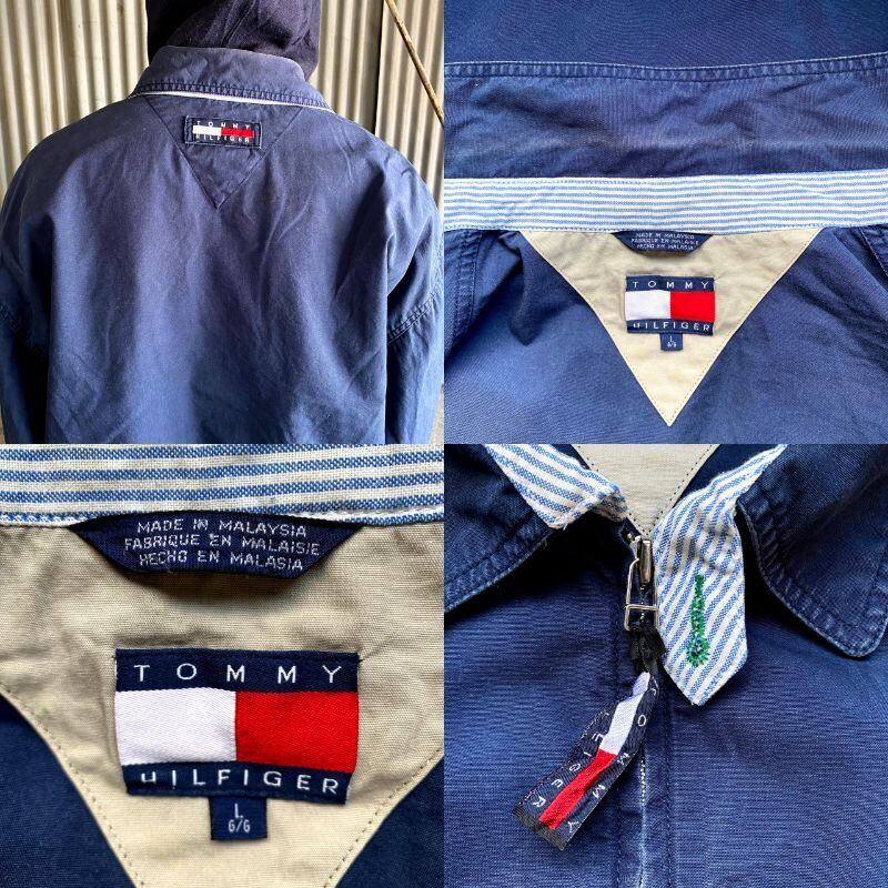 90年代 TOMMY HILFIGER トミーヒルフィガー スイングトップ メンズL