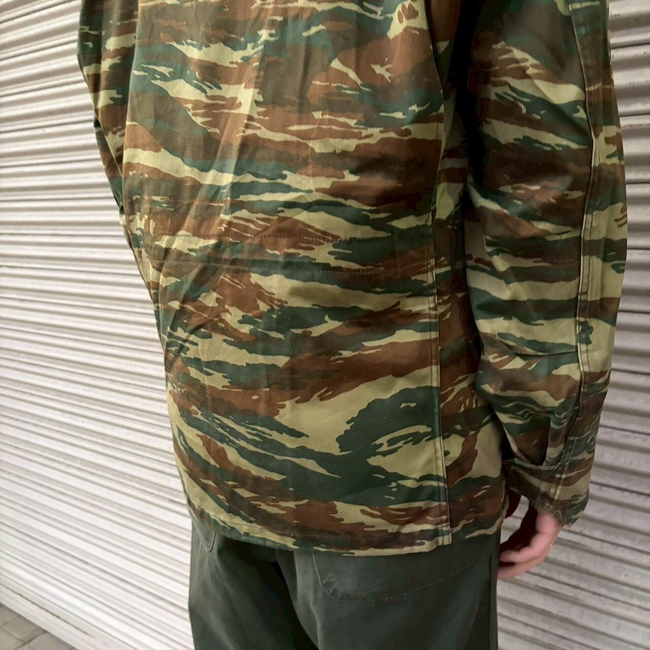 90s ギリシャ軍 実物 リザードカモ 迷彩 フィールドジャケット M