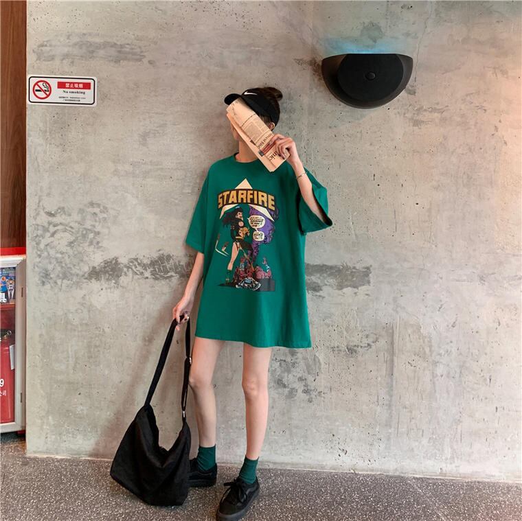 春 夏 レディース トップス Tシャツ 半袖 半袖Tシャツ アメコミ 漫画