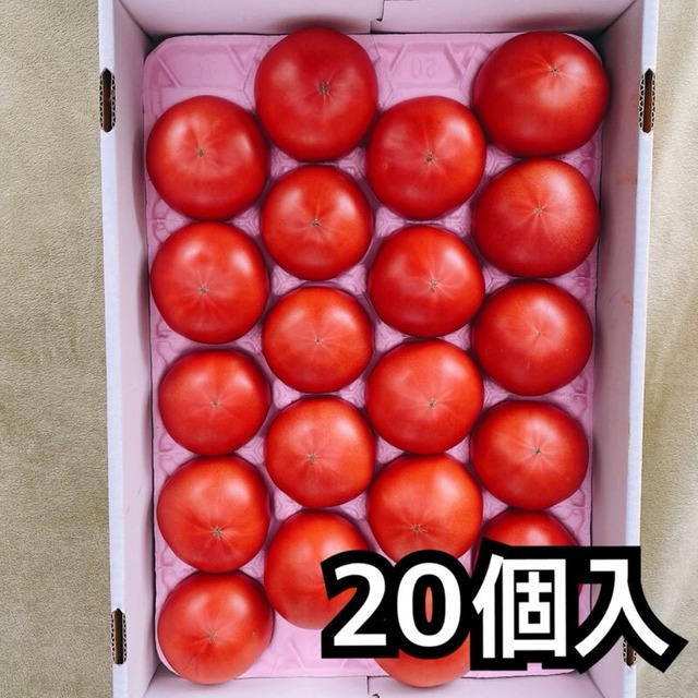 新鮮桃太郎夏トマト　20個入　4㎏以上  ４０００円