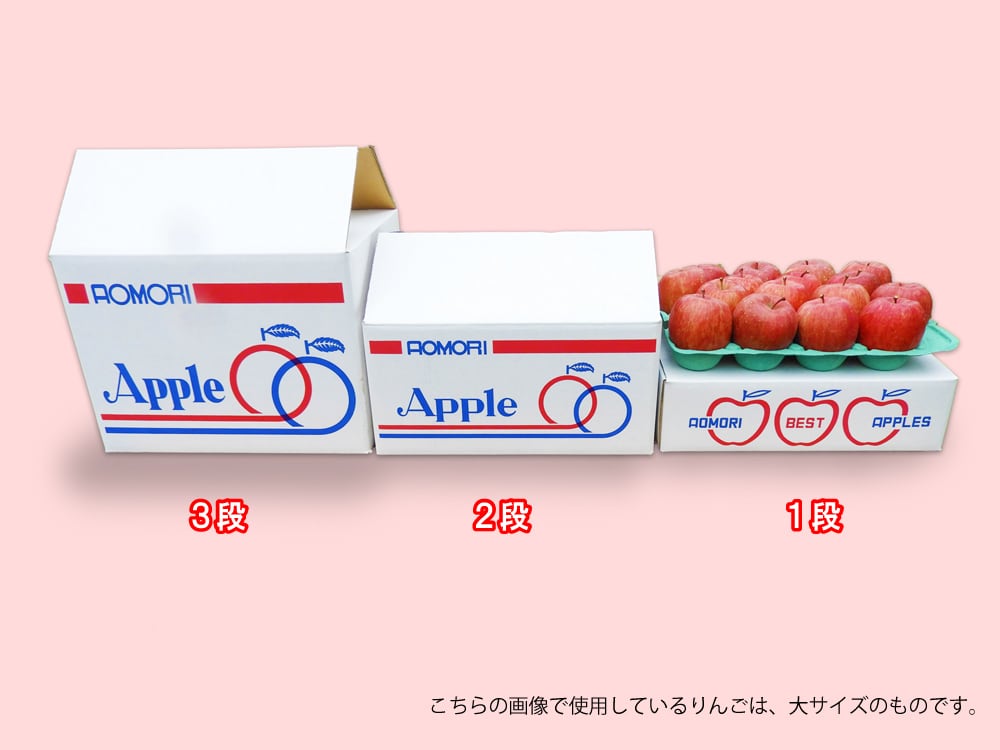 贈答用】りんご 2段（サンふじ） | 西田りんご園