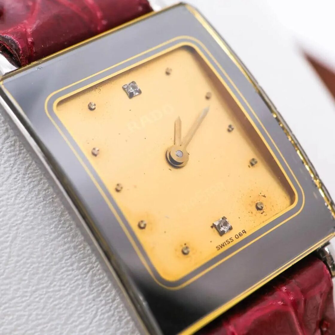 ◇希少 稼働 RADO DIASTAR 腕時計 2Pダイヤ 新品電池 z | Pay ID