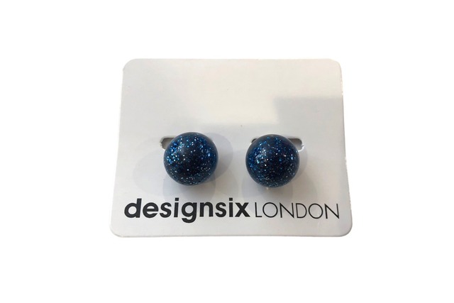 desingnsix LONDON／デザインシックスロンドン【LARGE NEWPORT / BLUE GLITTER】