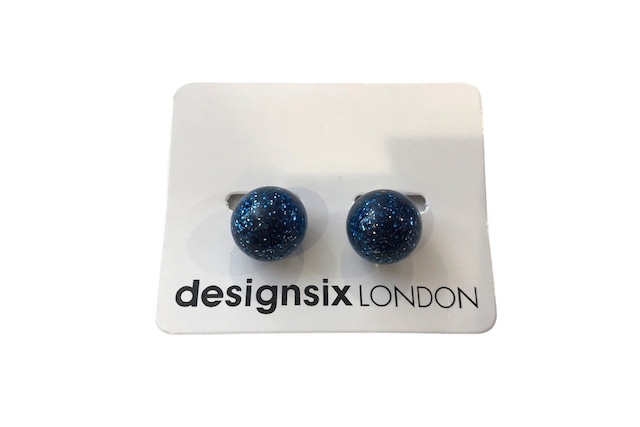 desingnsix LONDON／デザインシックスロンドン【LARGE NEWPORT / BLUE GLITTER】