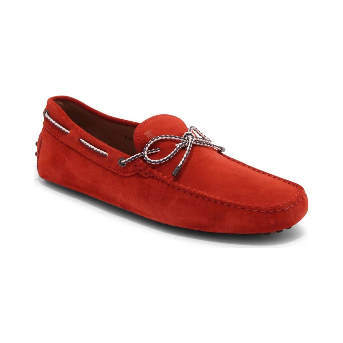 TOD'S トッズ メンズ ローファー スエード レッド