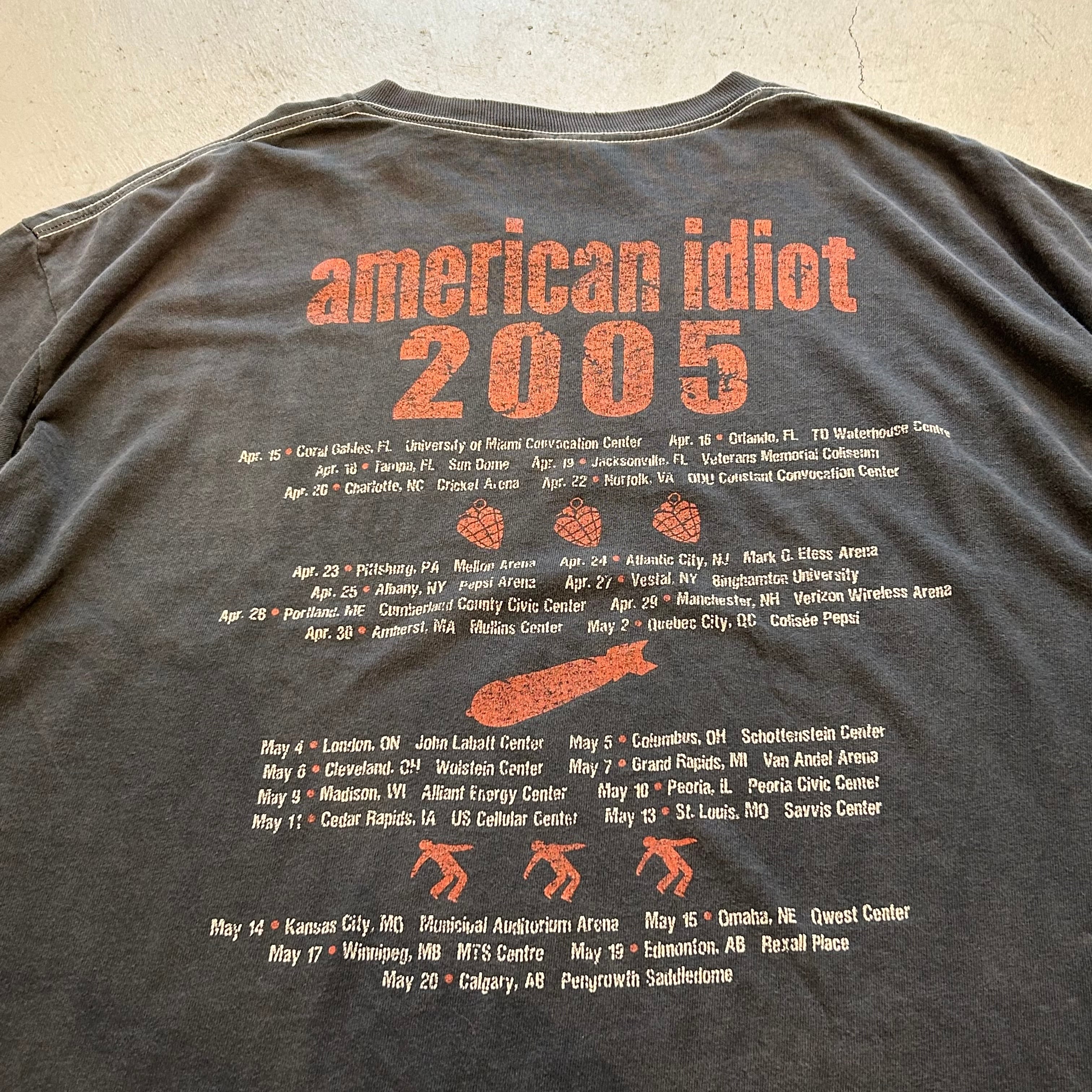 2005s GREEN DAY “american idiot” t-shirt【高円寺店】 | What