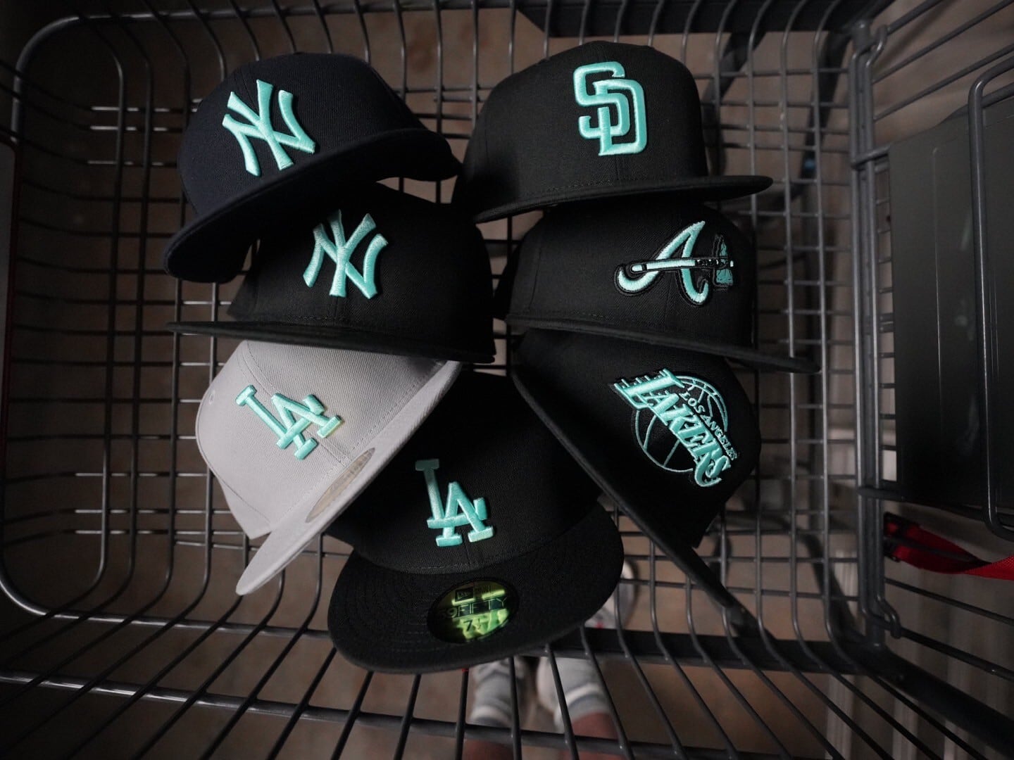 NEW ERA 59FIFTY/5950 アトランタ・ブレーブスBLACK SEAGLASS 