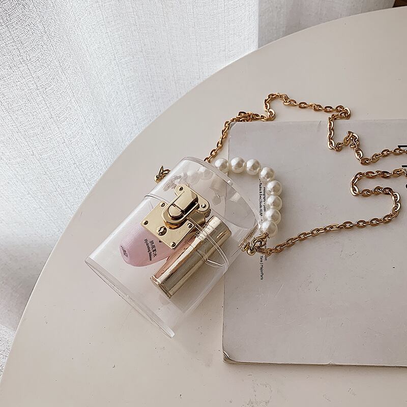 ミニチェーンスモールバッグメスバッグ2020人気の新しいinsファッションネット赤透明バッグショルダーメッセンジャーバッグ潮 Tiancai_Wing_Bag6558324