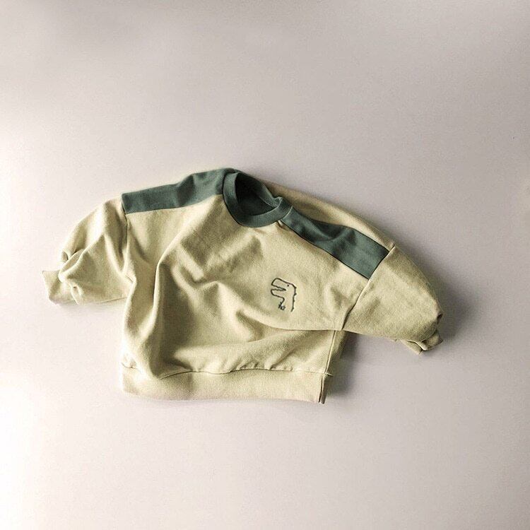 【即納】胸元刺繍のセットアップ｜海外子供服｜韓国子供服