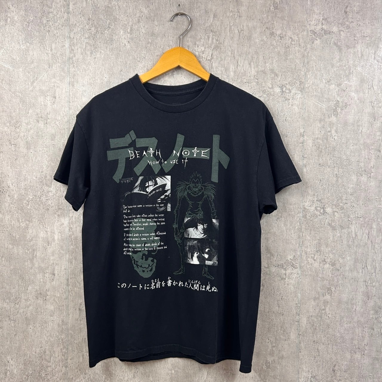 デスノート アニメプリントTシャツ キャラクター ニア メロ デスノート アニメプリントTシャツ キャラクター ニア メロ