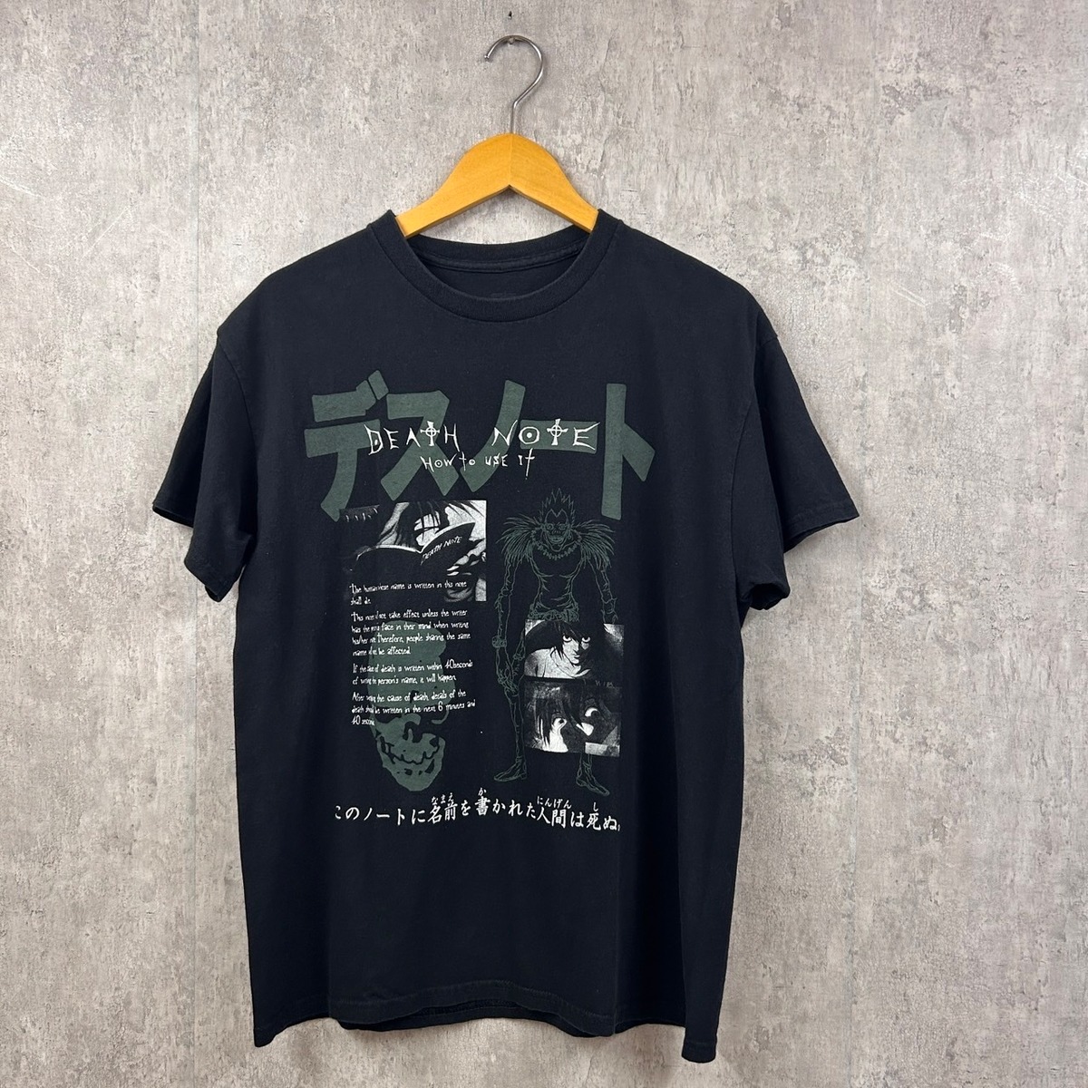 DEATH NOTE デスノート アニメ キャラクタープリントTシャツ UNKNOWN 