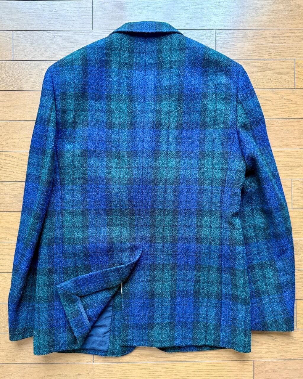 新品 RRL イタリー製 ハリスツイード ブラックウォッチ ジャケット 42