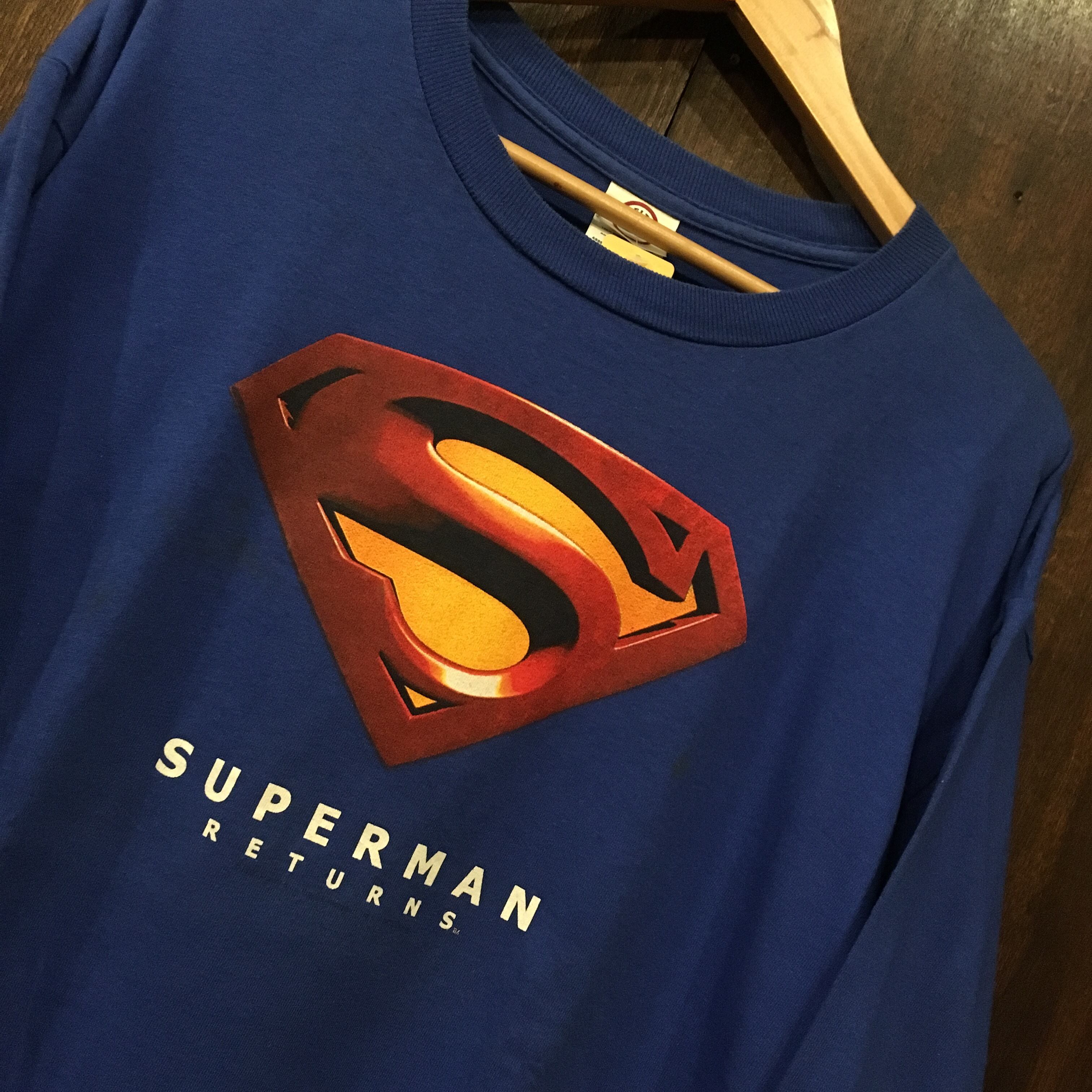 スーパーマン ロンT SUPERMAN 映画Tシャツ 長袖Tシャツ 2006年