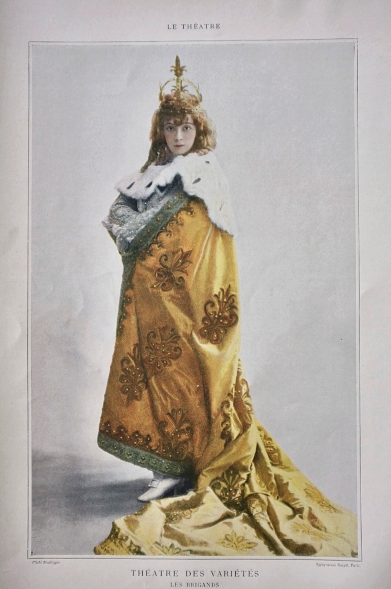 1900s Le Théâtre フランス ベルエポック的女優たちのポートレート Amélie Diéterle アンティーク