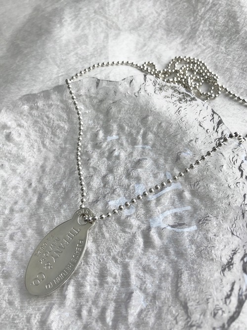 Tiffany & Co. ティファニー ネックレス シルバー リターントゥ 925 ボールチェーン vintage ヴィンテージ オールド mxv8tz